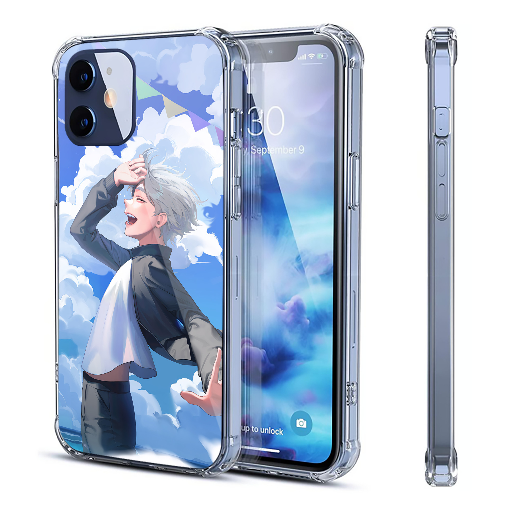 （画像用） ハイキュー!! Haikyu!! 【iPhone 12シリーズ対応】透明スマホケース（クリアソフトケース）